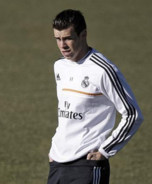 Gareth Bale durante el ltimo entrenamiento.