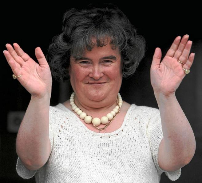 La cantante Susan Boyle.