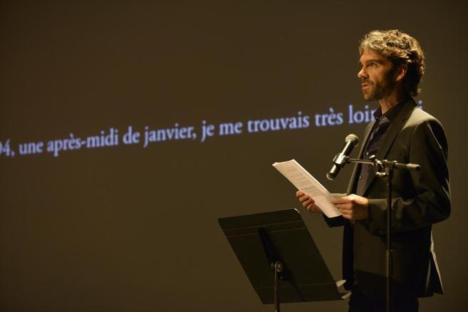 José Tomás durante su discurso de este lunes en París.