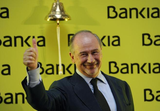 Rodrigo Rato, el da de la salida a Bolsa de Bankia.