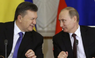 Viktor Yanukovich y Vladimir Putin