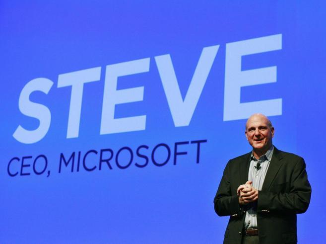 Steve Ballmer, presidente saliente de la corporación Microsoft.