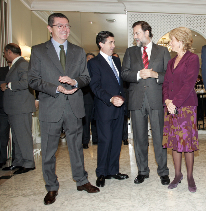 Jaume Matas en los desayunos de Europa Press en 2006 con Gallardn,...