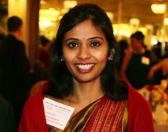 Devyani Khobragade, vicecnsul india en Nueva York.