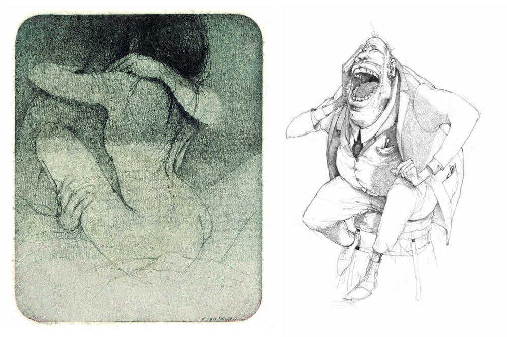 Dos ilustraciones de 'Seda', de Alessandro Baricco, obra de Rbecca...