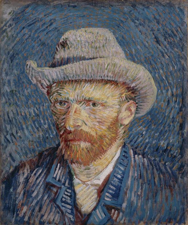 Autorretrato de Vincent Van Gogh