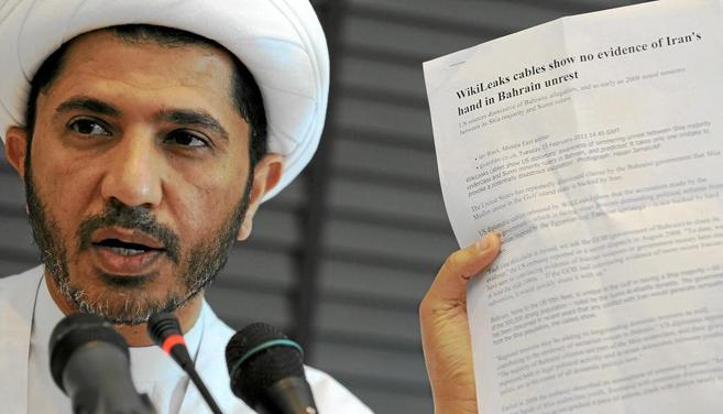Ali Salma, el lder del principal bloque opositor bahrein, en una...