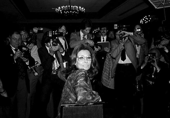 Sofa Loren en la famosa foto de Richard Young realizada en 1982.
