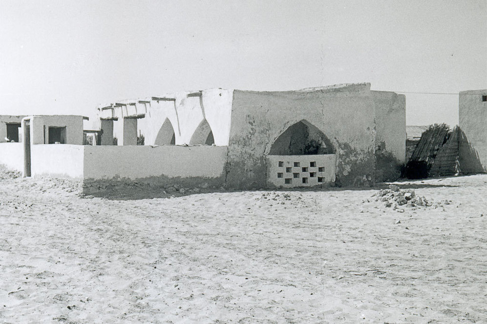Una casa tpica en el viejo Abu Dhabi.