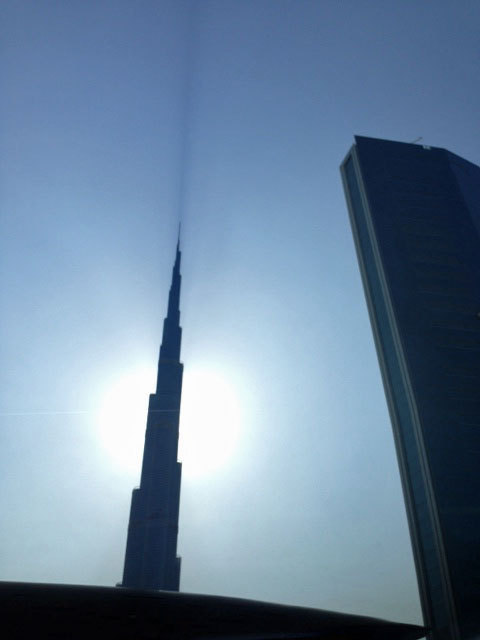 Vista del Burj Khalifa de Dubai.