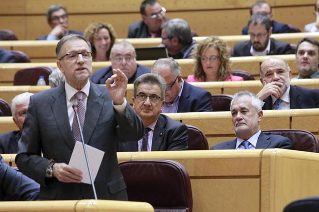 El portavoz del PSOE en el Senado, Marcelino Iglesias.