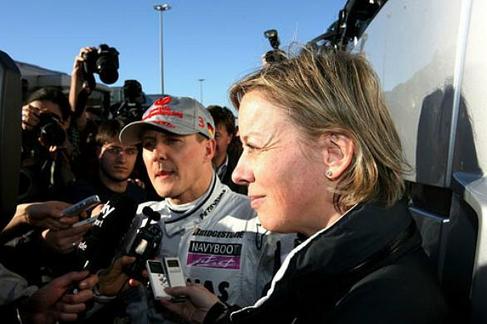 Sabine Kehm, mánager de Michael Schumacher.