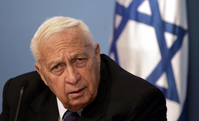 El ex ministro israelí, Ariel Sharon, en una fotografía tomada en...