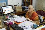 Anna Ferrer en su oficina