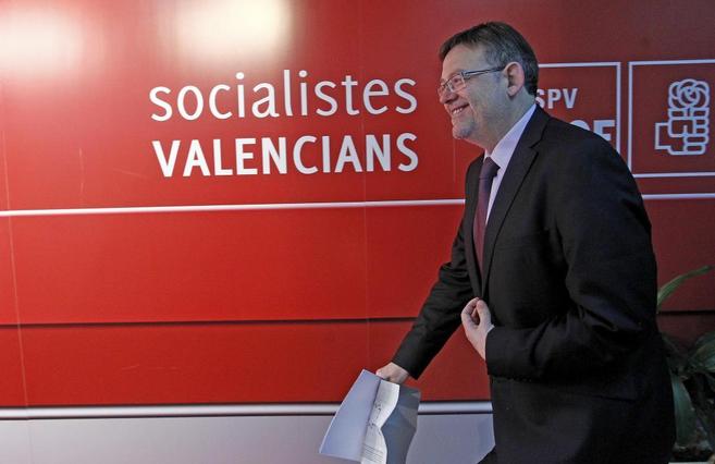 Ximo Puig, secretario general de los socialistas valencianos.