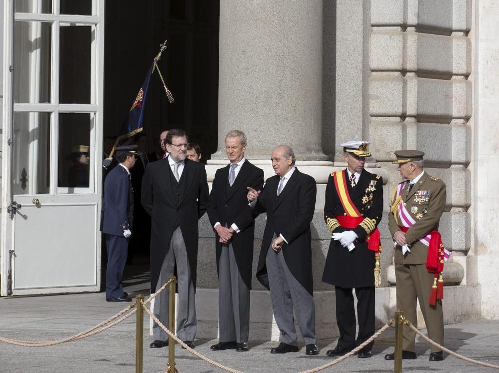Rajoy, Morens, Fernndez Daz, el JEMAD, almirante Fernando...