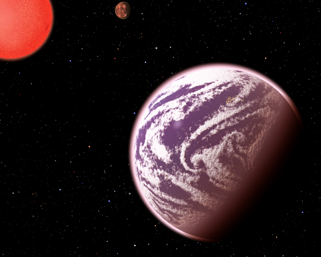 Recreacin artstica del planeta KOI-314c orbitando a su estrella,...