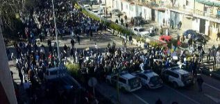 Manifestacin en Villacarrillo