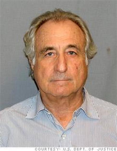 Bernard Madoff, en la ficha policial