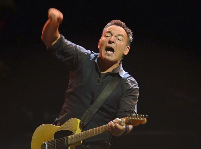 Springsteen, durante un concierto de su gira 'Wrecking...