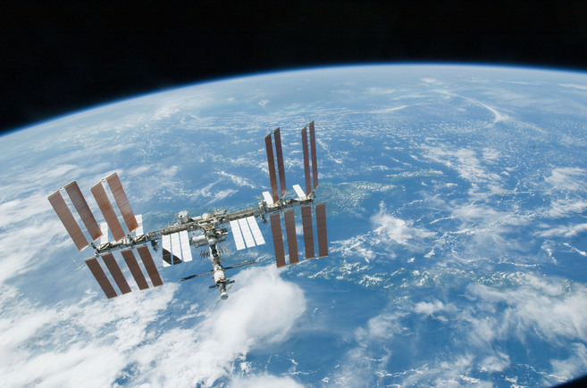 Vista de la Estacin Espacial Internacional (ISS).