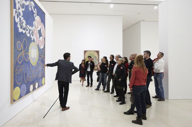 Visita guiada a la exposicin de Hilma af Klint en el Museo Picasso.
