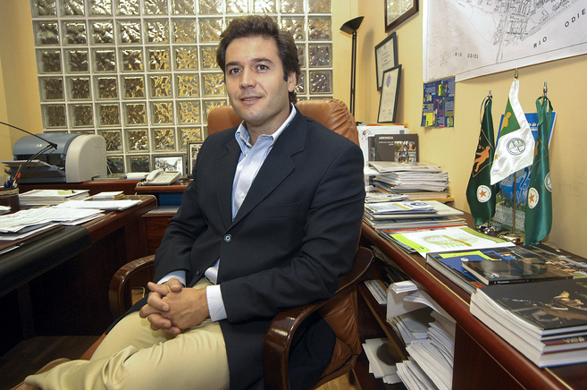 Jos Luis Gallardo, fotografiado en su despacho de la Empresa...