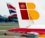 Aviones de Iberia y British Airways