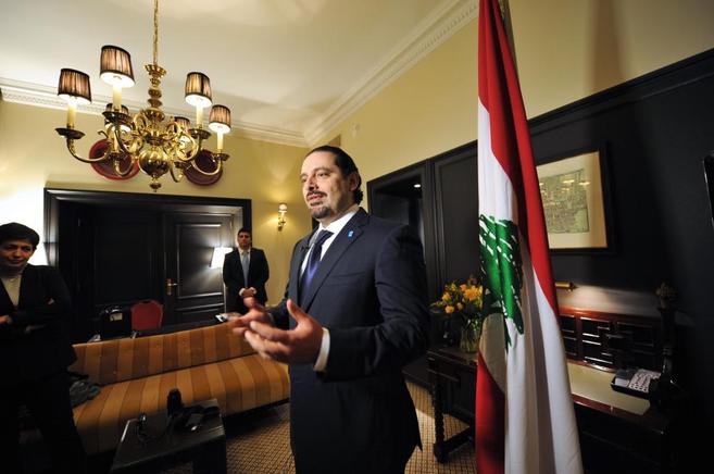 Saad Hariri, el hijo del ex primer ministro Rafiq Hariri, en La Haya