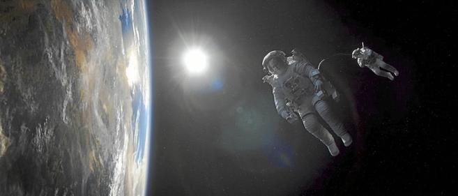Un fotograma de 'Gravity', de Alfonso Cuarón.