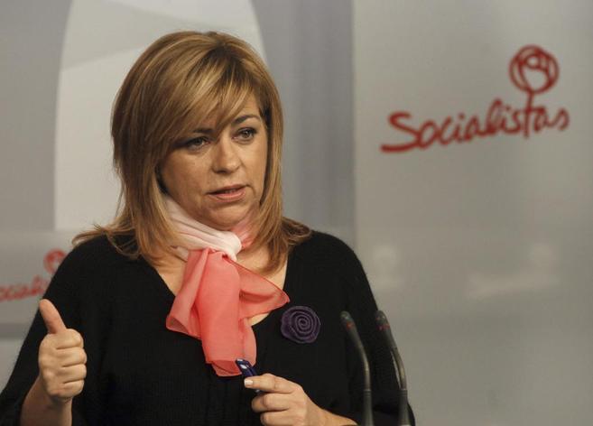 Elena Valenciano, en un actod el PSOE el pasado lunes.