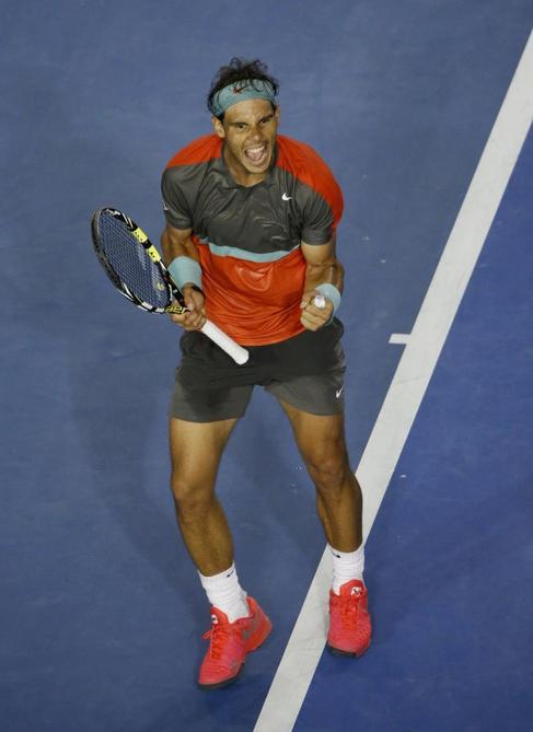 Rafael Nadal, tras su victoria ante Gael Monfils.
