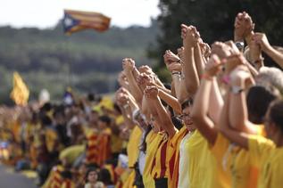 Celebracin de la Va catalana.