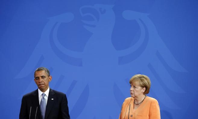 Obama y Merkel en una imagen de archivo.
