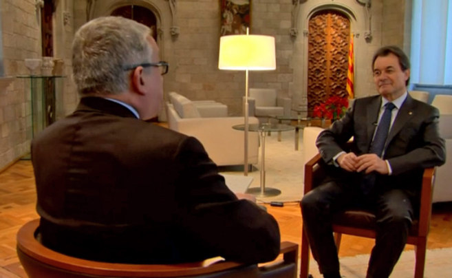 Vea el vdeo de la entrevista a Artur Mas.