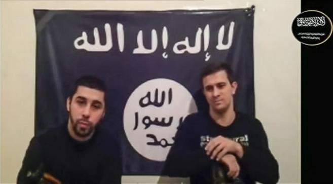 Dos militantes islamistas amenazan en un vdeo a los organizadores de...