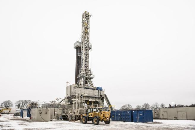 Pozo de exploracin de 'shale gas' de la empresa BNK en...