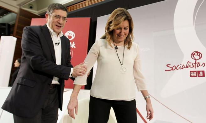 La presidenta de la Junta de Andaluca, Susana Daz, junto al...