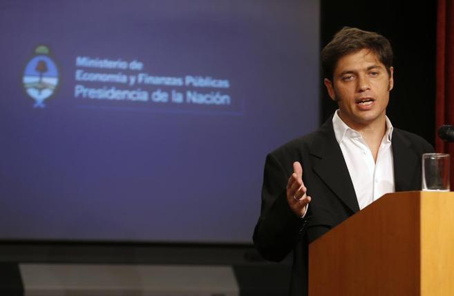 El ministro de Economa argentino, Axel Kicillof.