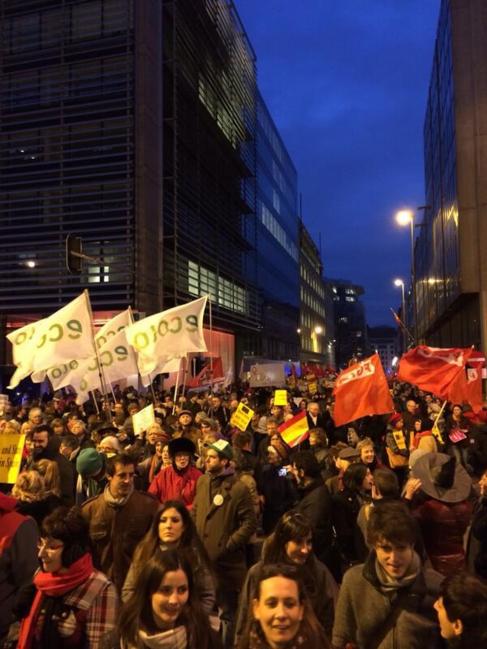 Miles de manifestantes claman en Bruselas contra la reforma de la Ley ...