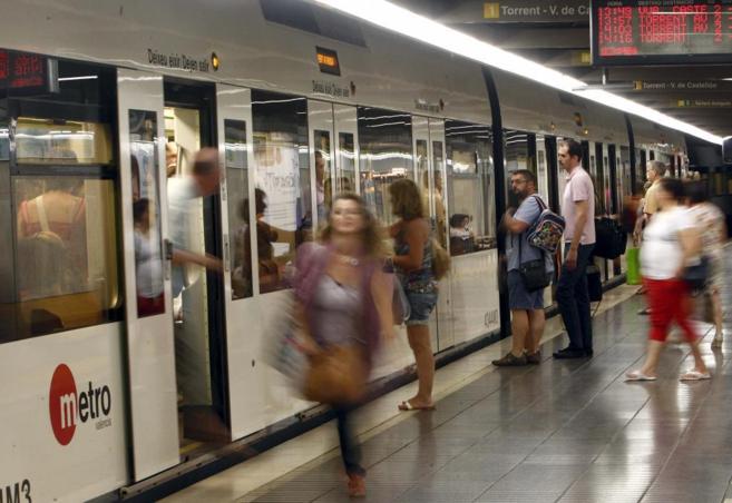 Imagen del metro de Valencia