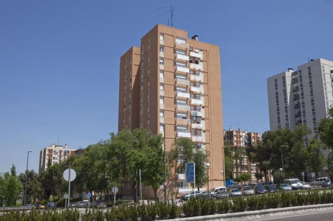 Bloque de viviendas en la Comunidad de Madrid.