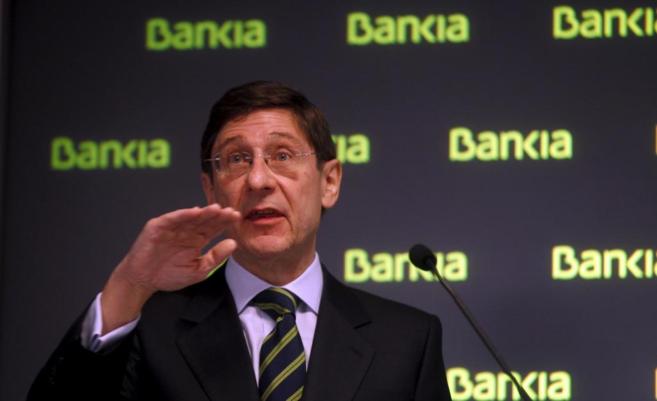 El presidente de Bankia, José Ignacio Goirigolzarri, en la...