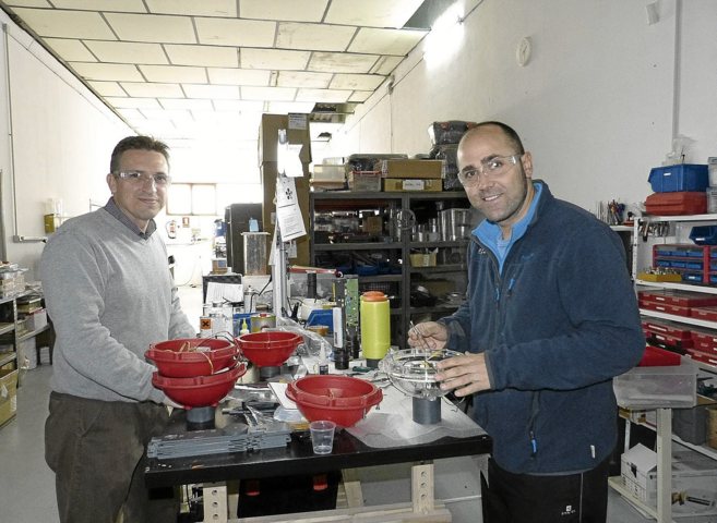 Daniel Roig y Ral Cardona de la empresa mallorquina Albatros Marine...