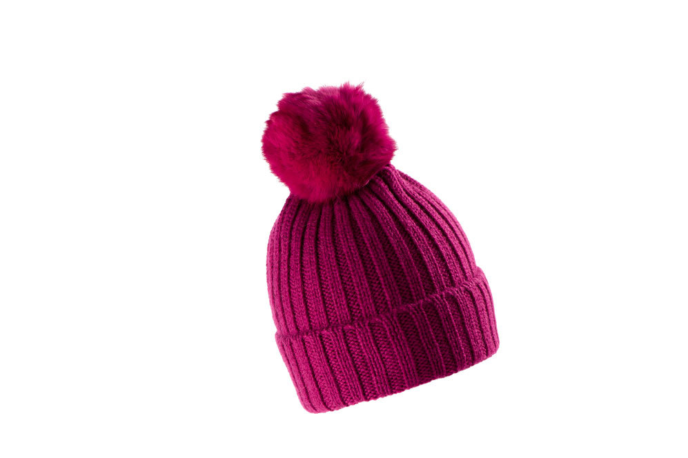 GENERICO Gorro De Lana Tipo Angora Rojo 0014RJ