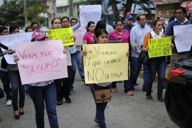 Protestas en Mxico por el secuestro de Gregorio Jimnez de la Cruz