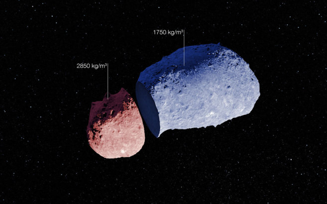 Impresin artstica del asteroide (25143) Itokawa