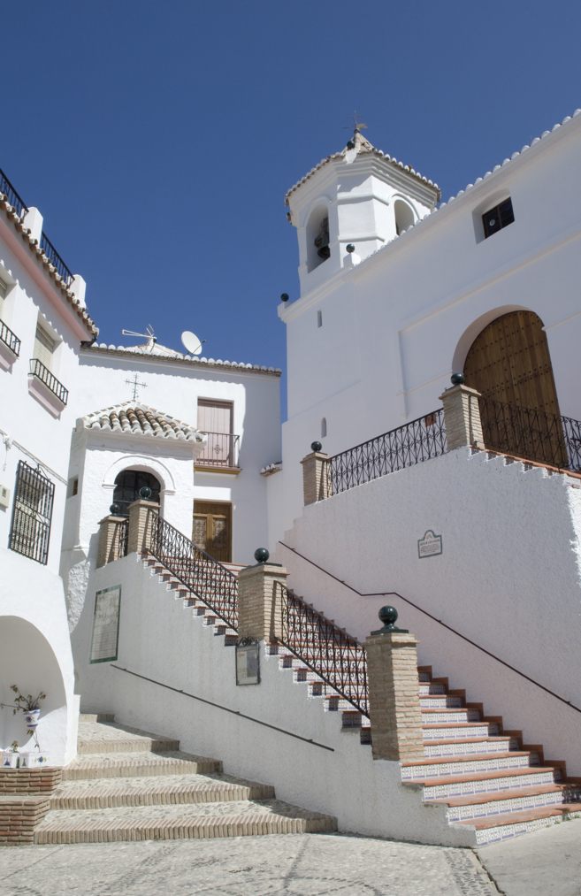 Escaleras de la ermita de San Cayetano e iglesia de Santa Catalina.