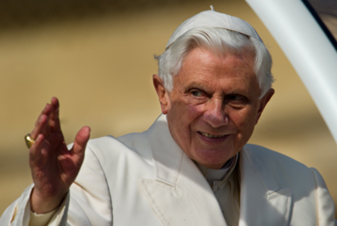 El Papa emrito, Benedicto XVI.
