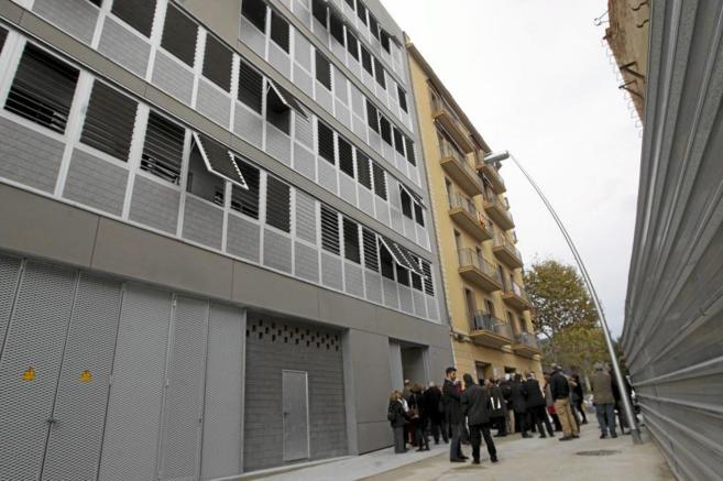 Bloque de viviendas sociales en Barcelona.
